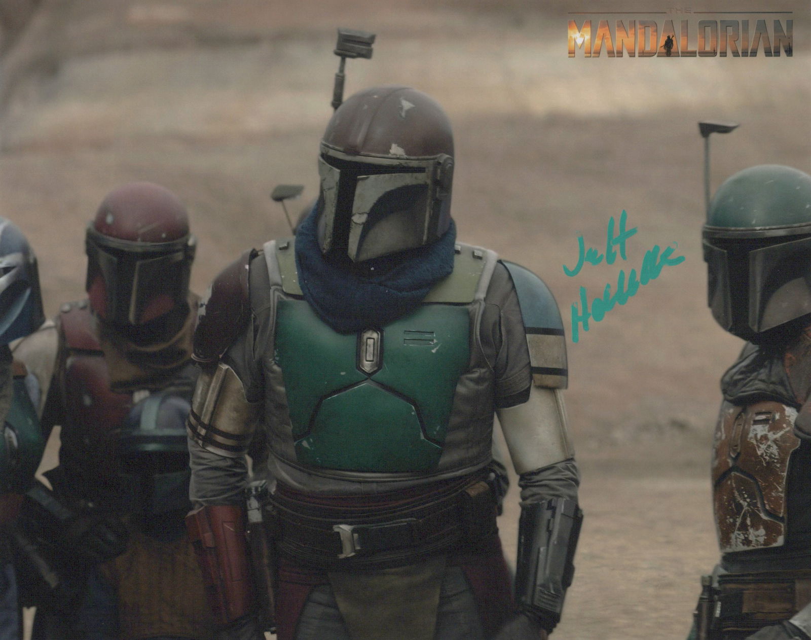 Jeff Hendrick MANDALORIAN In Person Signed Photo: Photo size is 8x10. Jeff Hendrick in person signed photo from the TV series THE MANDALORIAN.