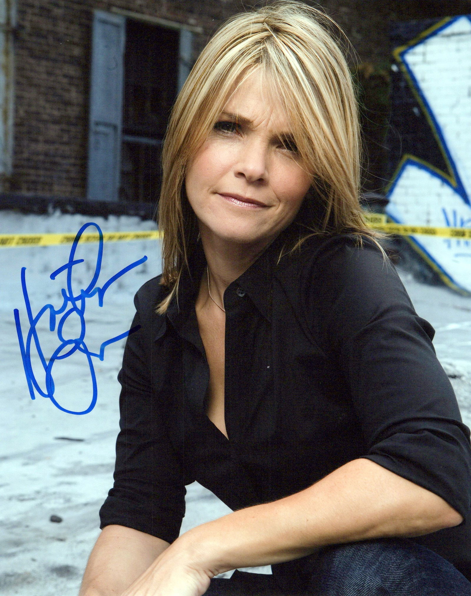 Katheryn Erbe LAW & ORDER CRIMINAL INTENT In Person Signed Photo: Photo size is 8x10. Katheryn Erbe in person signed photo from the TV series LAW AND ORDER CRIMINAL INTENT. Kathryn Erbe as the character Detective Alexandra "Alex" Eames.