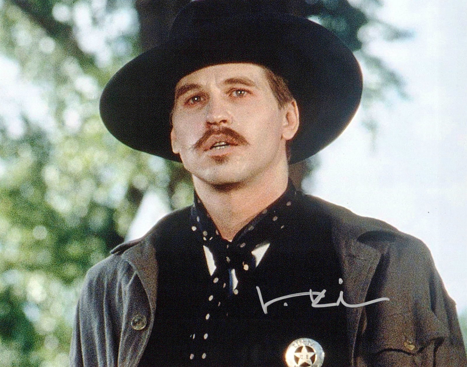 Val Kilmer (1959-2025) TOMBSTONE In Person Signed Photo (1 of 1)
