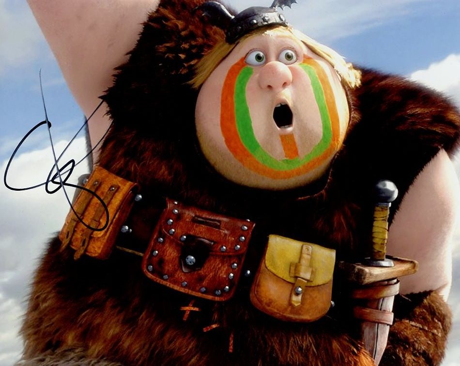 Christopher Mintz-Plasse HOW TO TRAIN DRAGON In Person Signed Photo: Photo size is 8x10. Christopher Mintz-Plasse in person signed photo from the movie HOW TO TRAIN YOUR DRAGON 2. Christopher Mintz-Plasse as the voice of Fishlegs.