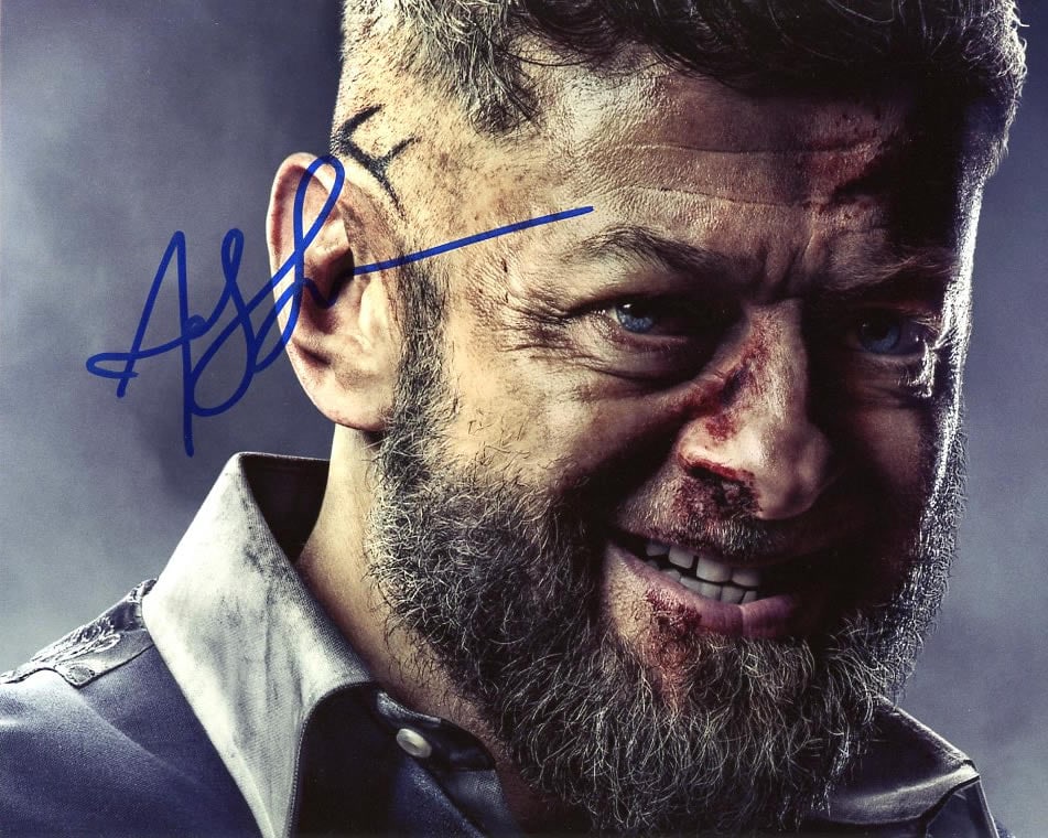 Andy Serkis BLACK PANTHER In Person Signed Photo (1 of 1)