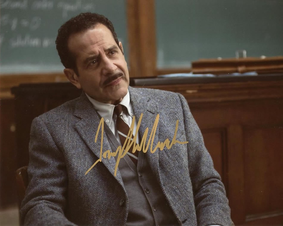 Tony Shalhoub MRS MAISEL In Person Sign Photo: Photo size is 8x10. Tony Shalhoub in person signed autographed photo from the TV series THE MARVELOUS MRS. MAISEL. Tony Shalhoub as the character Abe Weissman