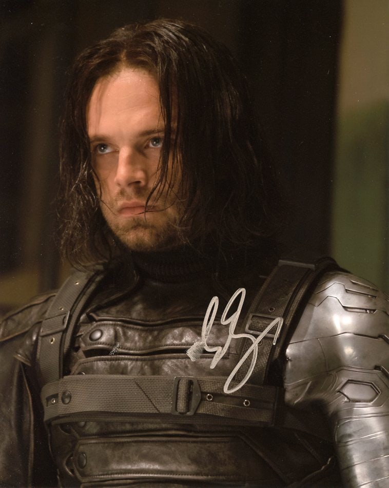 Sebastian Stan CAPT. AMERICA In Person Signed Photo (1 of 1)