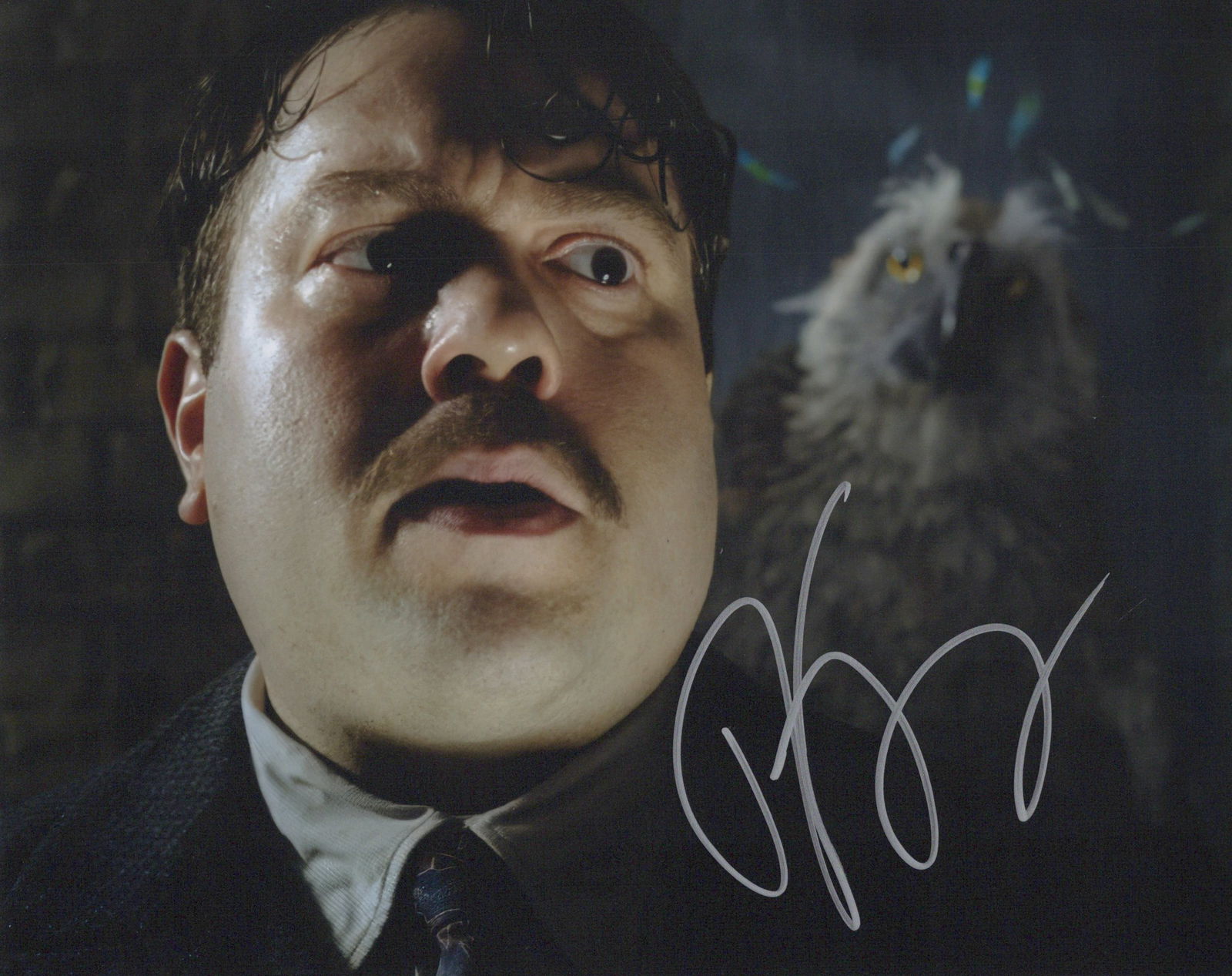 Dan Fogler FANTASTIC BEASTS In Person Signed Photo: Photo size is 8x10. Dan Fogler in person signed photo from the movie FANTASTIC BEASTS AND WHERE TO FIND THEM. Dan Fogler as the character Jacob Kowalski.