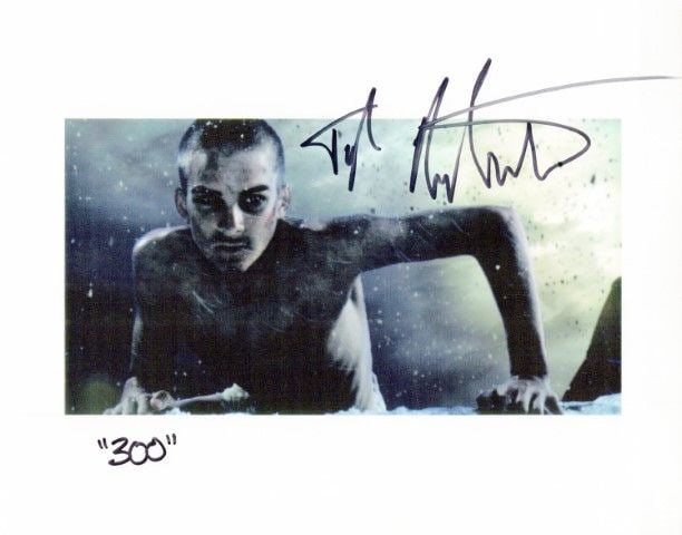 Tyler Neitzel 300 In Person Signed Photo: Photo size is 8x10. Tyler Neitzel in person signed photo from the movie 300. Tyler Neitzel as the character young Leonidas.