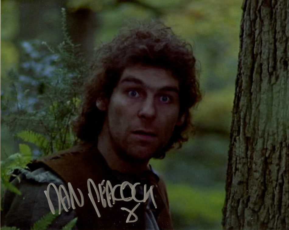 Daniel Peacock ROBIN HOOD In Person Signed Photo: Photo size is 8x10. Daniel Peacock in person signed autographed photo from the movie ROBIN HOOD PRINCE OF THIVES. Daniel Peacock as the character Bull.