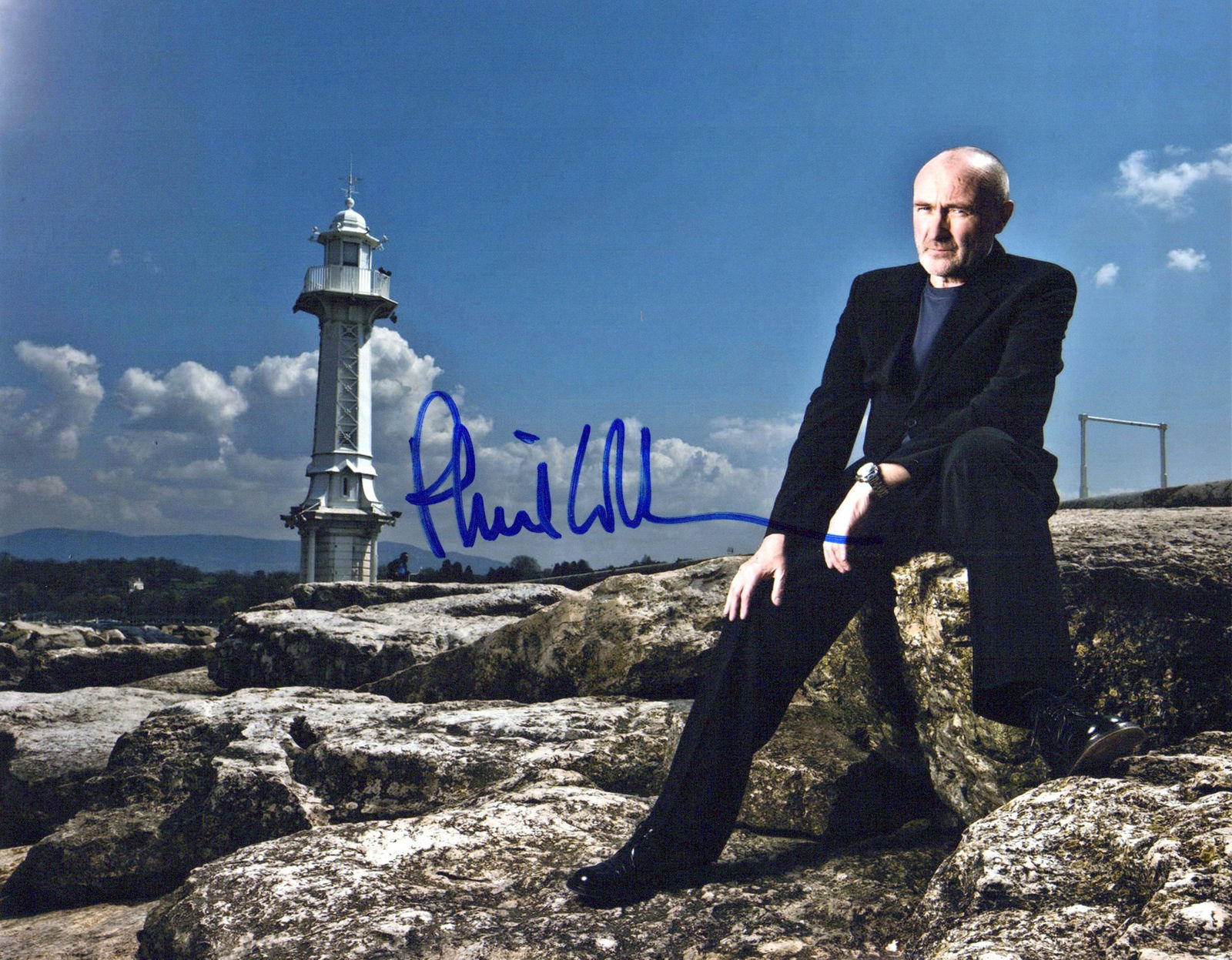 Phil Collins MUSICIAN In Person Signed Photo (1 of 1)