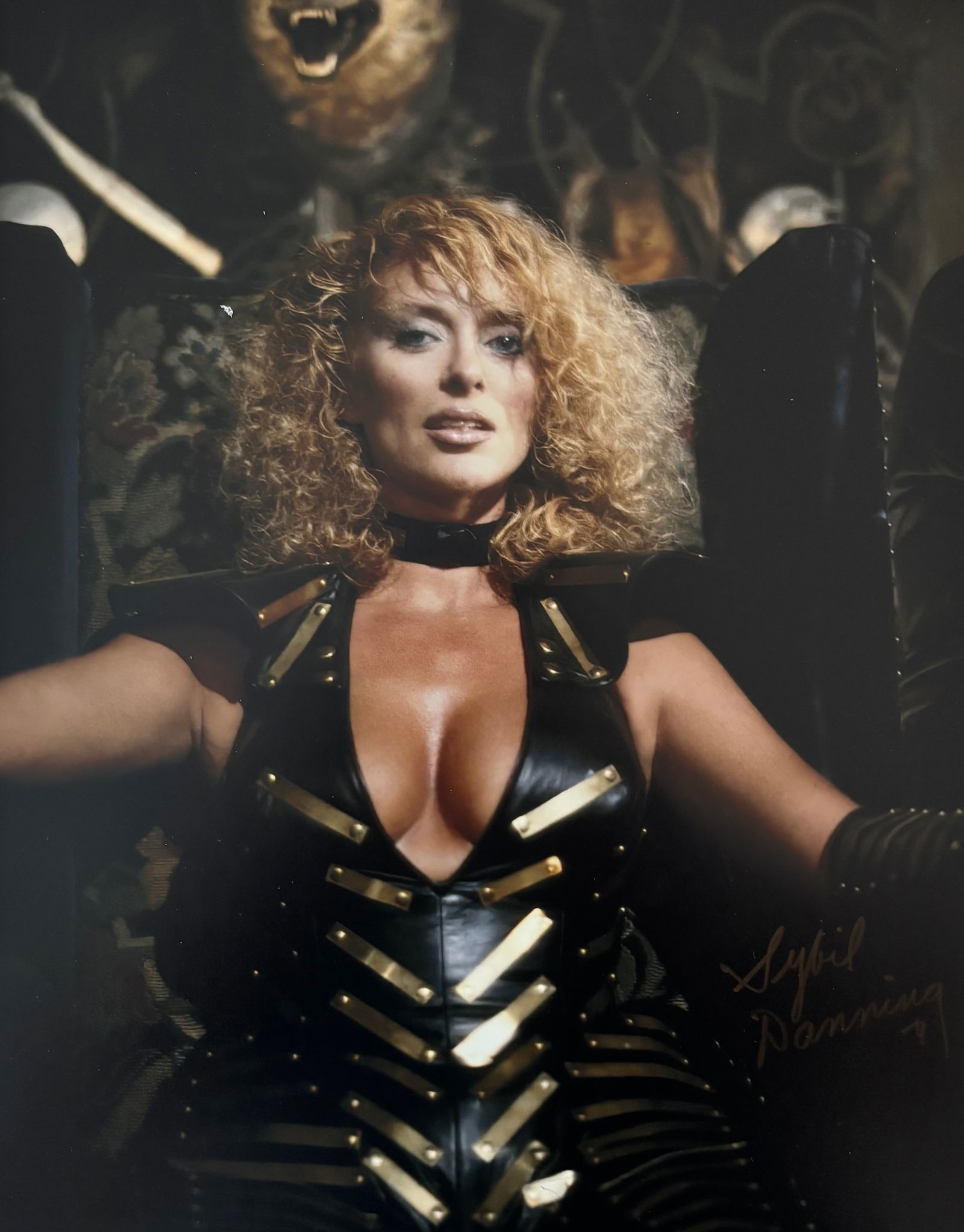 Sybil Danning HOWLING 2 In Person Signed Photo: Photo size is 11x14. PRIVATE SIGNING. Sybil Danning in person signed photo from the movie HOWLING 2 YOUR SISTER IS A WEREWOLF. Sybil Danning as the character Stirba.