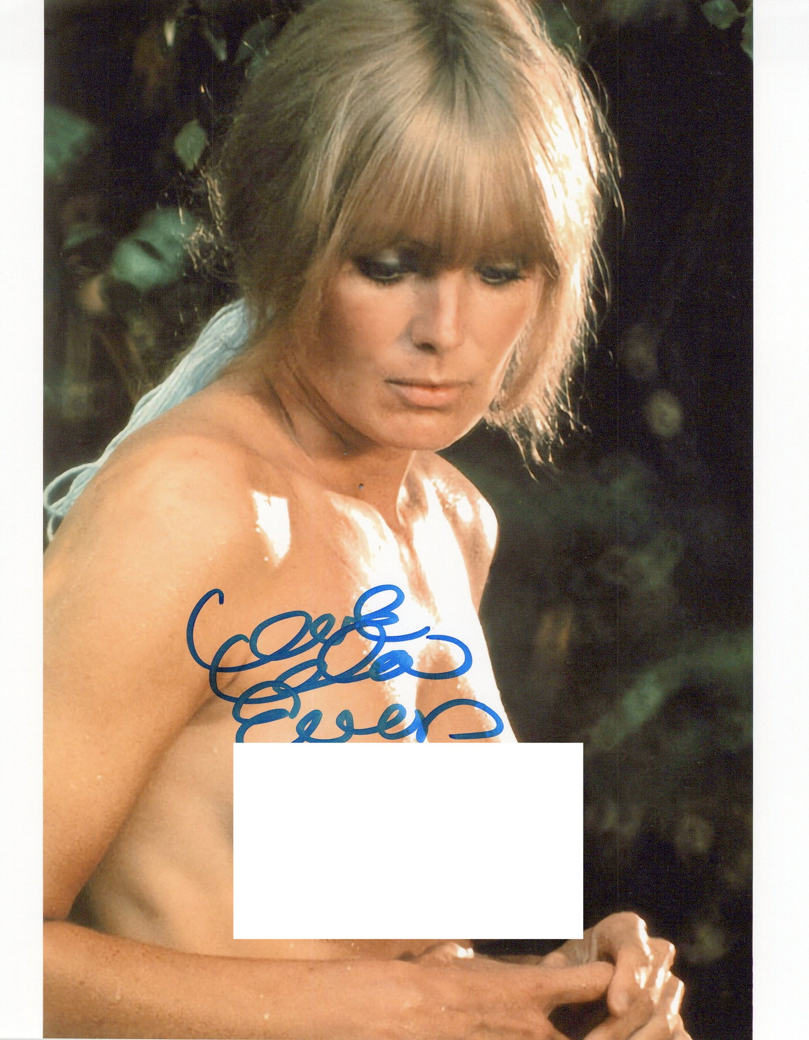 Linda Evans DYNASTY In Person Signed Photo: Photo size is 8x10. Linda Evans topless in person signed photo. Linda Evans has done such TV and movies as THE BIG VALLEY, THE STEPSISTER, but is best known for her charcate as Krystle Carrington from