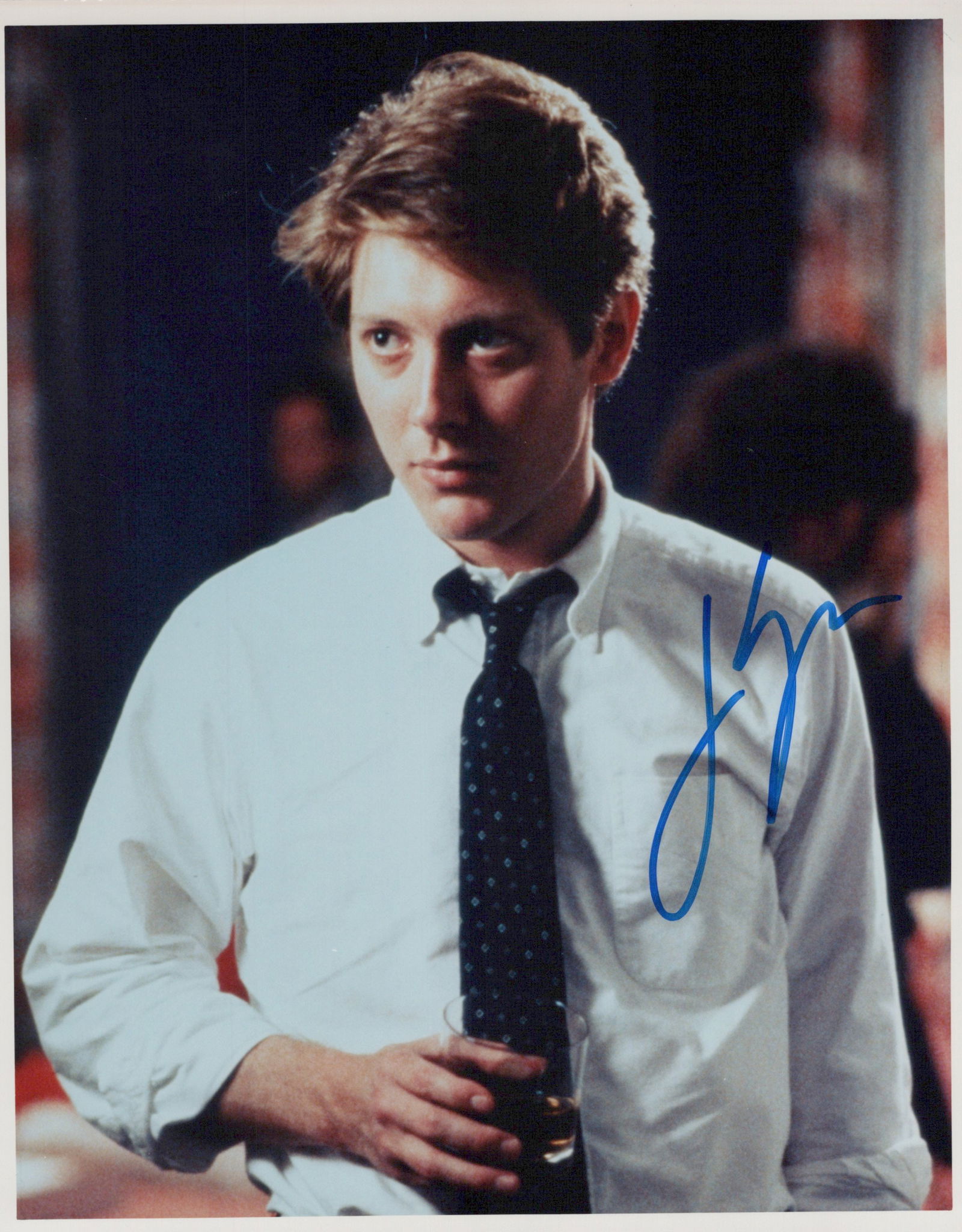 James Spader TRUE COLORS In Person Signed Photo: Photo size is 8x10. James Spader in person signed photo from the movie TRUE COLORS. James Spain are as the character Tim Gerrity.