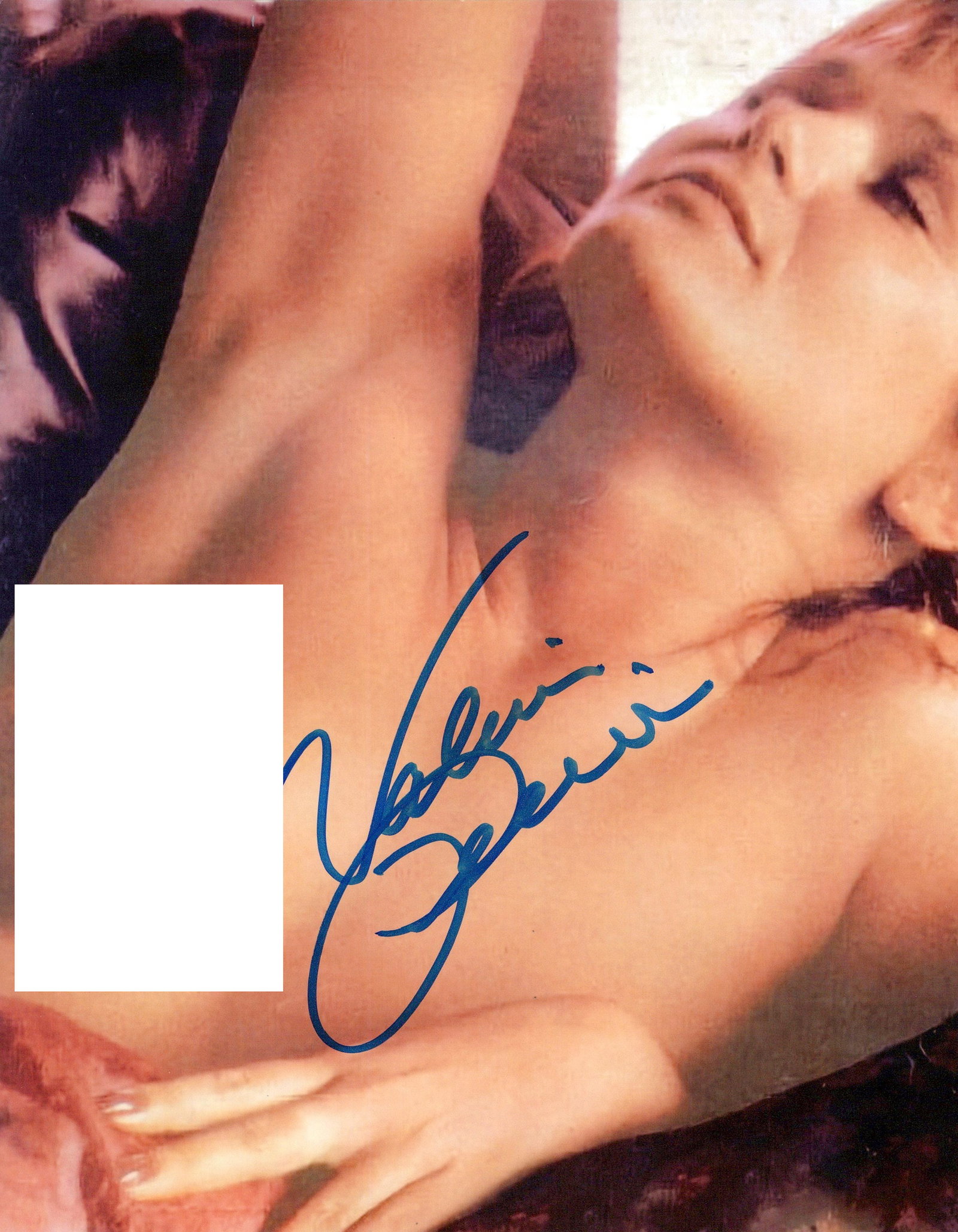 Valerie Perrine TOPLESS In Person Signed Photo: Photo size is 8x10. Valerie Perrine in person signed photo. Valerie Ritchie Perrine is an American retired actress. For her role as Honey Bruce in the 1974 film Lenny, she won the BAFTA Award for Most