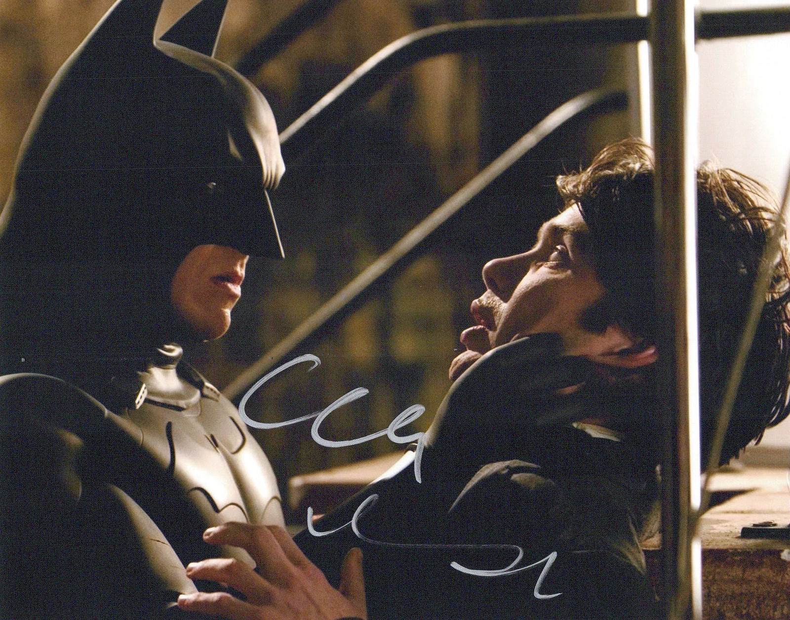 Cillian Murphy BATMAN BEGINS In Person Signed Photo: Photo size is 8x10. Cillian Murphy in person signed photo from the movie BATMAN BEGINS. Cillian Murphy as the character Dr. Jonathan Crane / Scarecrow
