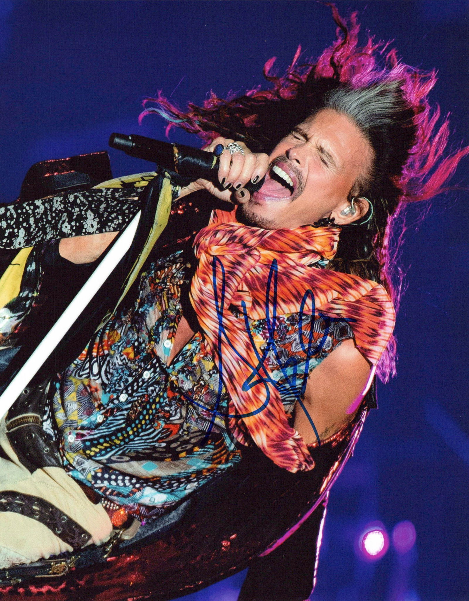 Steven Tyler AEROSMITH In Person Signed Photo (1 of 1)
