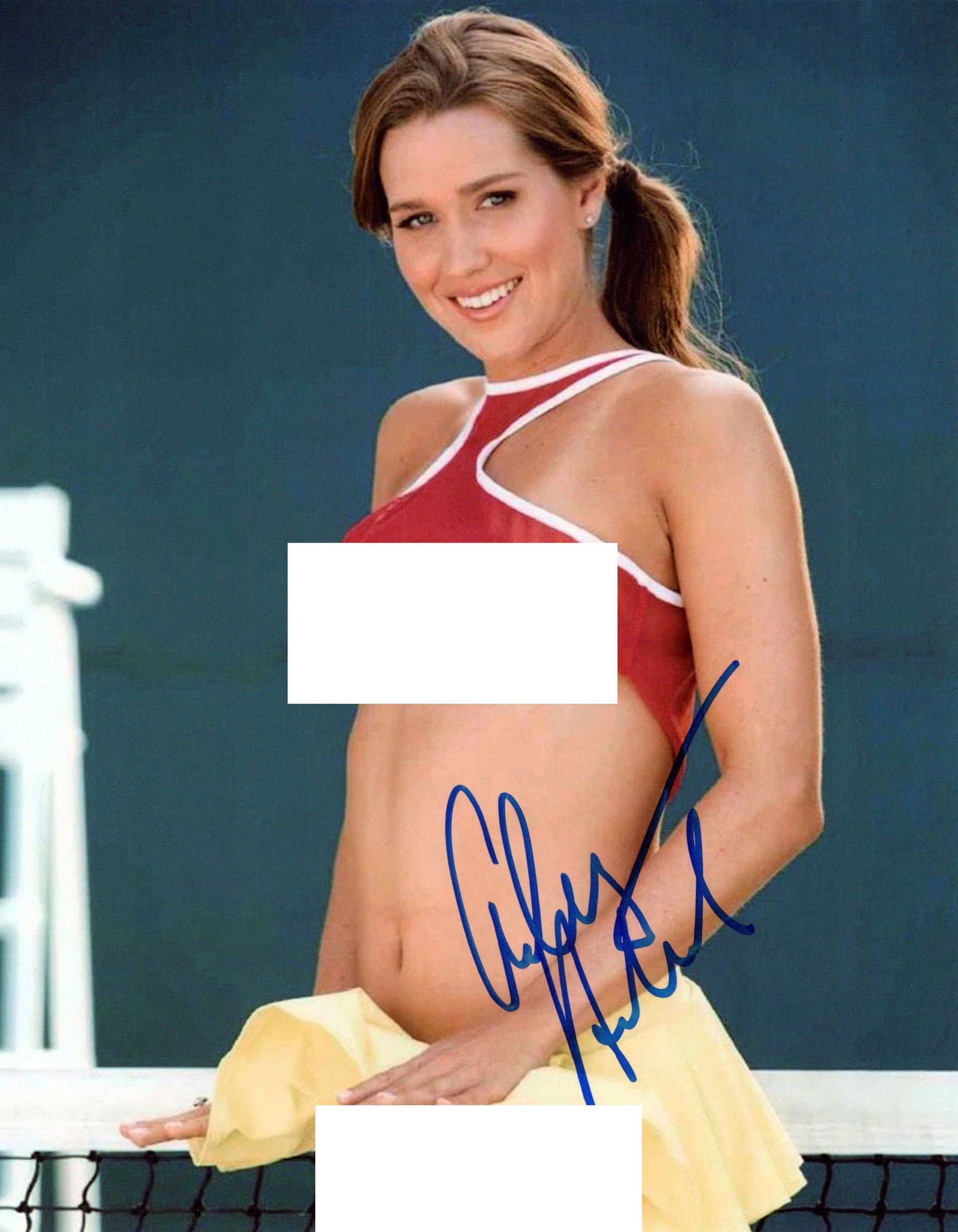 Ashley Harkleroad PLAYBOY / TENNIS In Person Signed Photo (1 of 1)