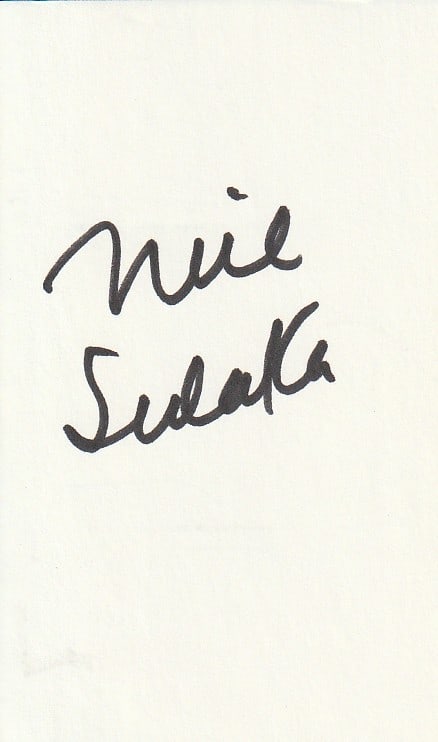 Neil Sedaka (1939-2026) SINGER 3x5 Index Card In Person: Index Card 3x5. Neil Sedaka (1939-2026) signed index card. Neil Sedaka was an American singer, songwriter, pianist, and author who has sold millions of records worldwide. His career spans over six dec