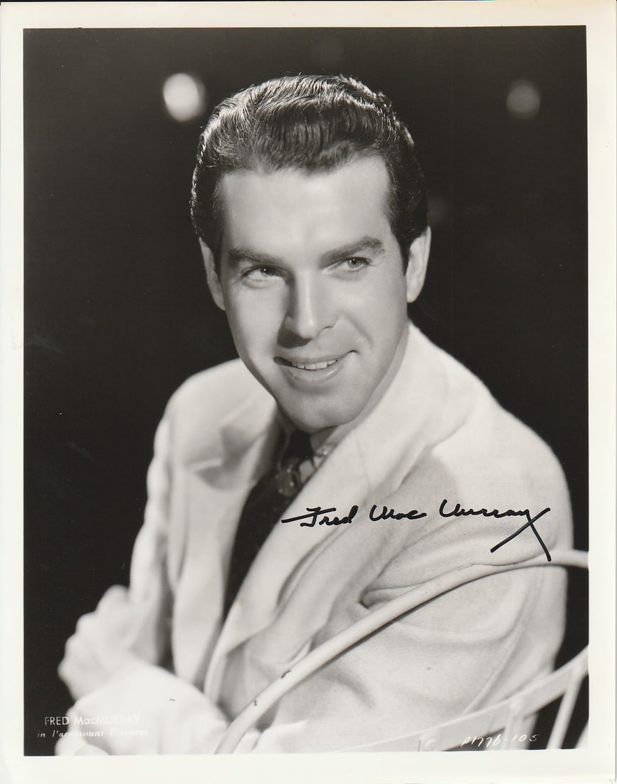 Fred McMurray (1908-1991) FLUBBER / MY 3 SONS Signed Photo (1 of 1)