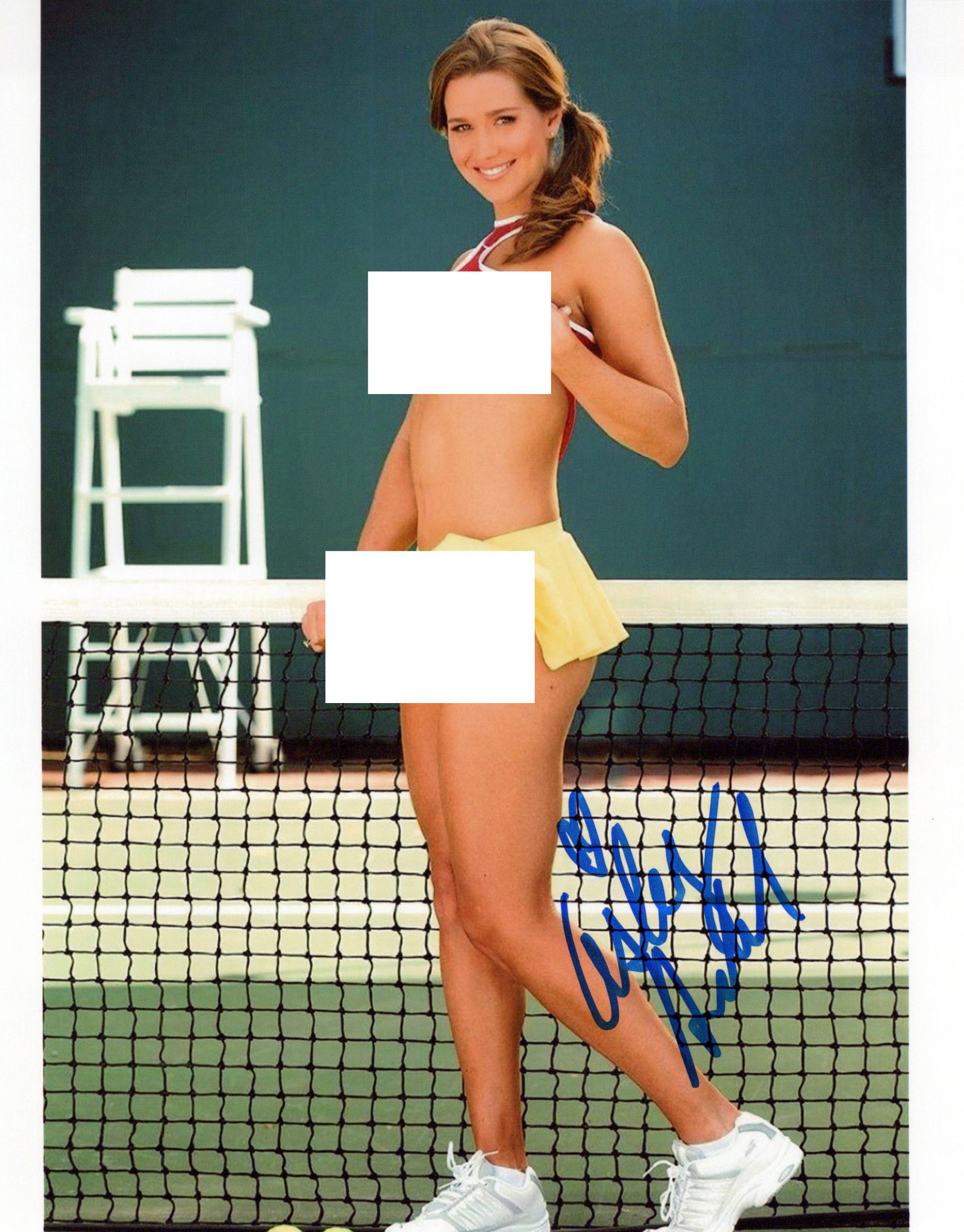 Ashley Harkleroad PLAYBOY / TENNIS In Person Signed Photo (1 of 1)