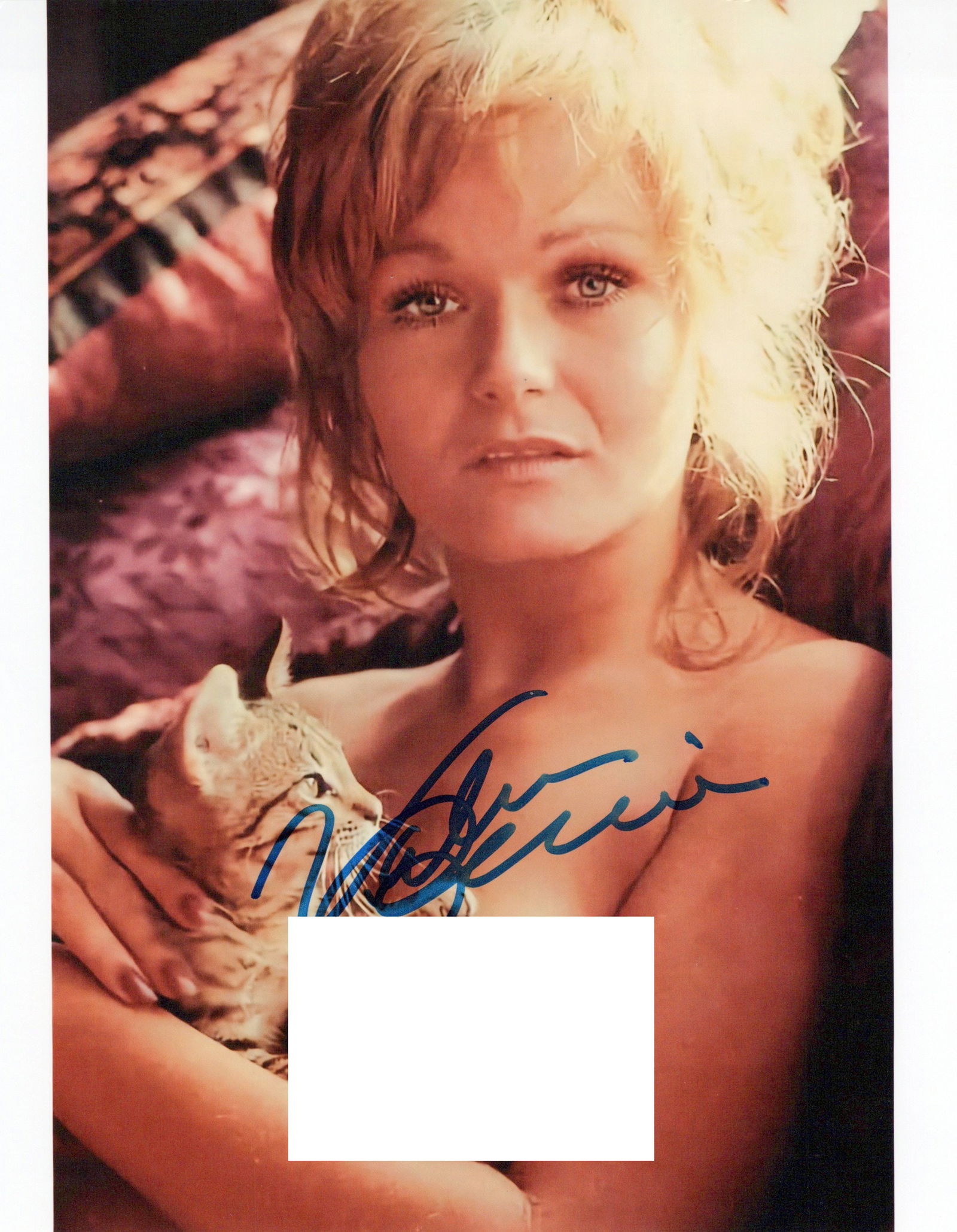 Valerie Perrine TOPLESS In Person Signed Photo: Photo size is 8x10. Valerie Perrine in person signed photo. Valerie Ritchie Perrine is an American retired actress. For her role as Honey Bruce in the 1974 film Lenny, she won the BAFTA Award for Most