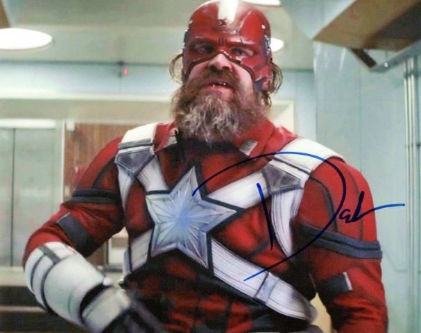 David Harbour BLACK WIDOW In Person Signed Photo (1 of 1)