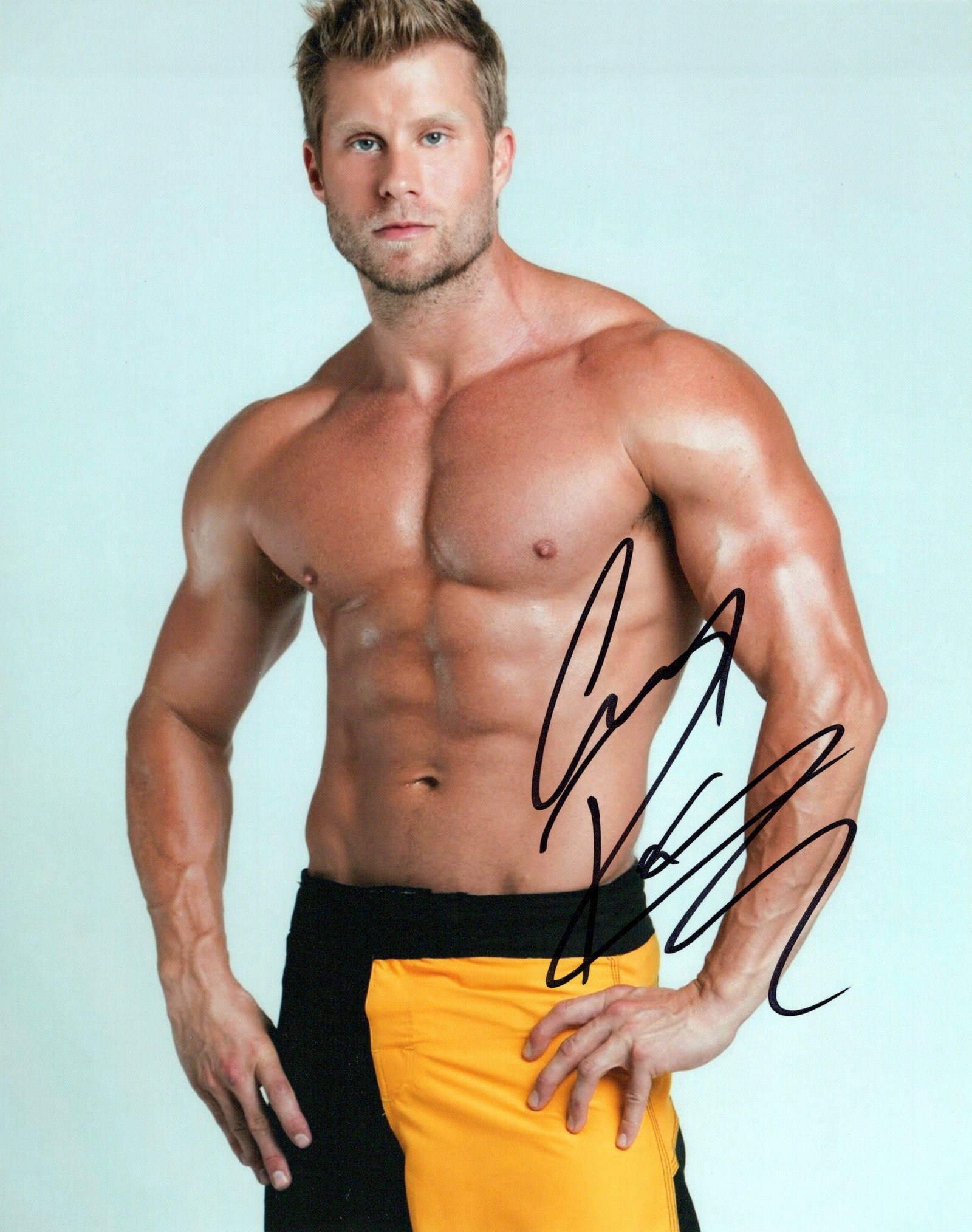 Criag Ramsey FITNESS EXPERT In Person Signed Photo: Photo size is 8x10. Craig ramsey in person signed photo. Craig Ramsay is an international fitness expert who's listed as one of People magazine’s top trainers. The actor/singer/dancer has captivated