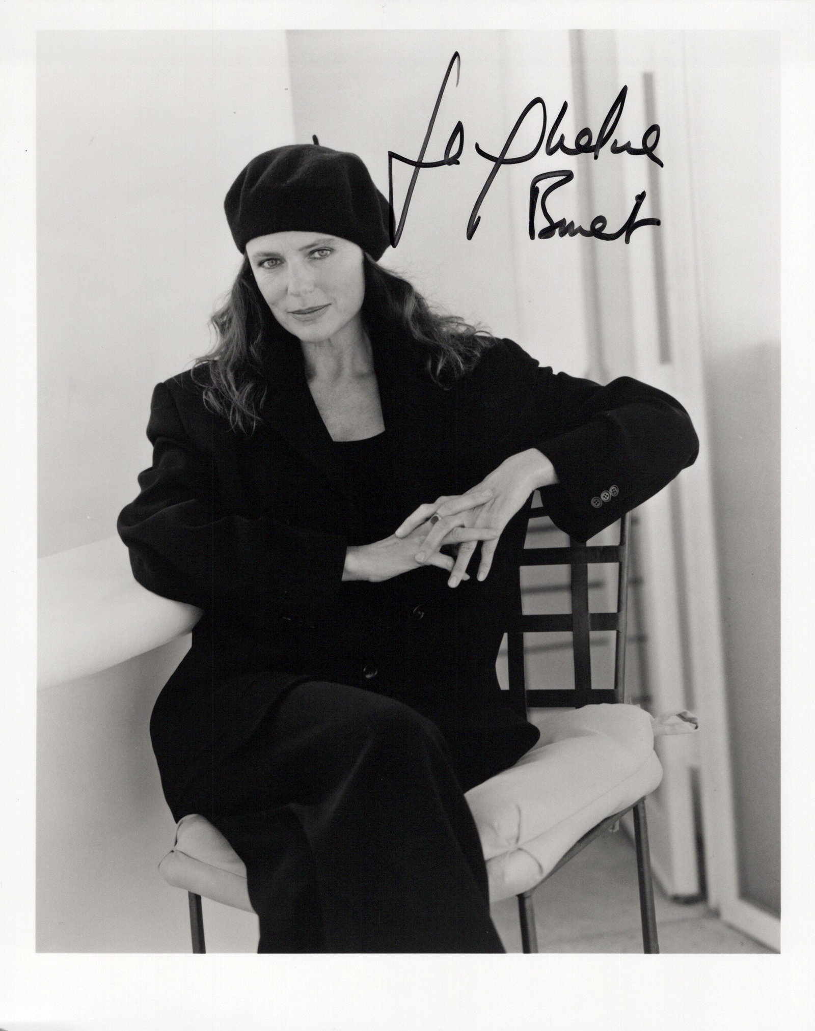 Jacqueline Bisset BEAUTIFUL / CASINO ROYALE In Person Signed Photo: Photo size is 8x10. Jacqueline Bissett in person signed photo. Actress from the 60's who starred in the films "Bullitt", "Casino Royale", and "Murder on the Orient Express".