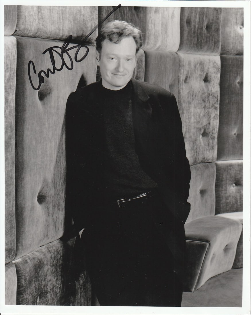 Conan O'Brien TALK SHOW HOST In Person Signed Photo (1 of 1)
