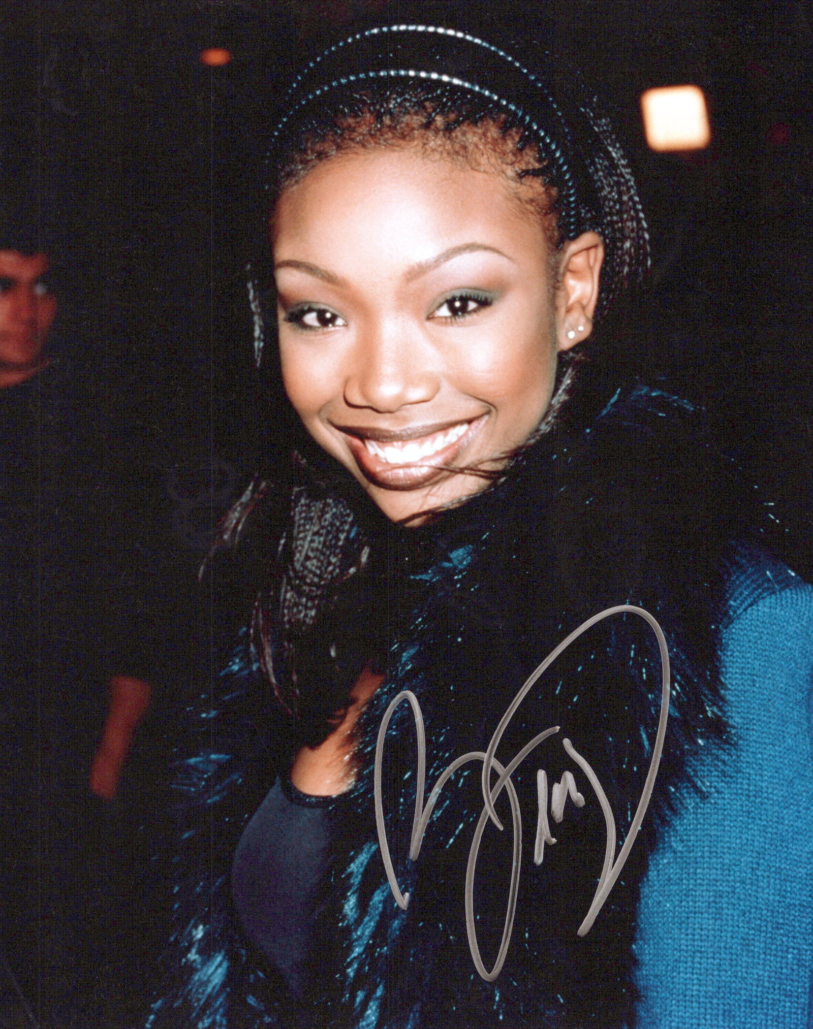 Brandy Norwood SINGER In Person Signed Photo: Photo size is 8x10. Brandy Norwood in person signed photo. Brandy Norwood is an American singer, songwriter, record producer, and actress. Born in Mississippi and raised in California, she started her