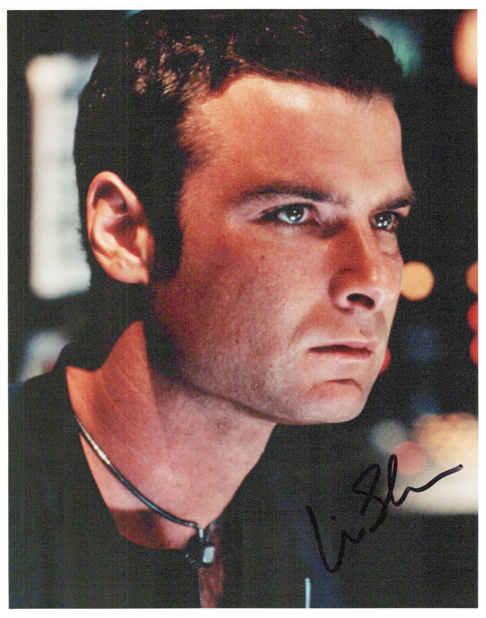 Liev Schreiber SPOTLIGHT / RAY DONOVAN In Person Signed Photo: Photo size is 8x10. Liev Schreiber in person signed photo. Liev Schreiber has done such TV and movies as SPOTLIGHT, X-MEN ORIGINS, and RAY DONOVAN.