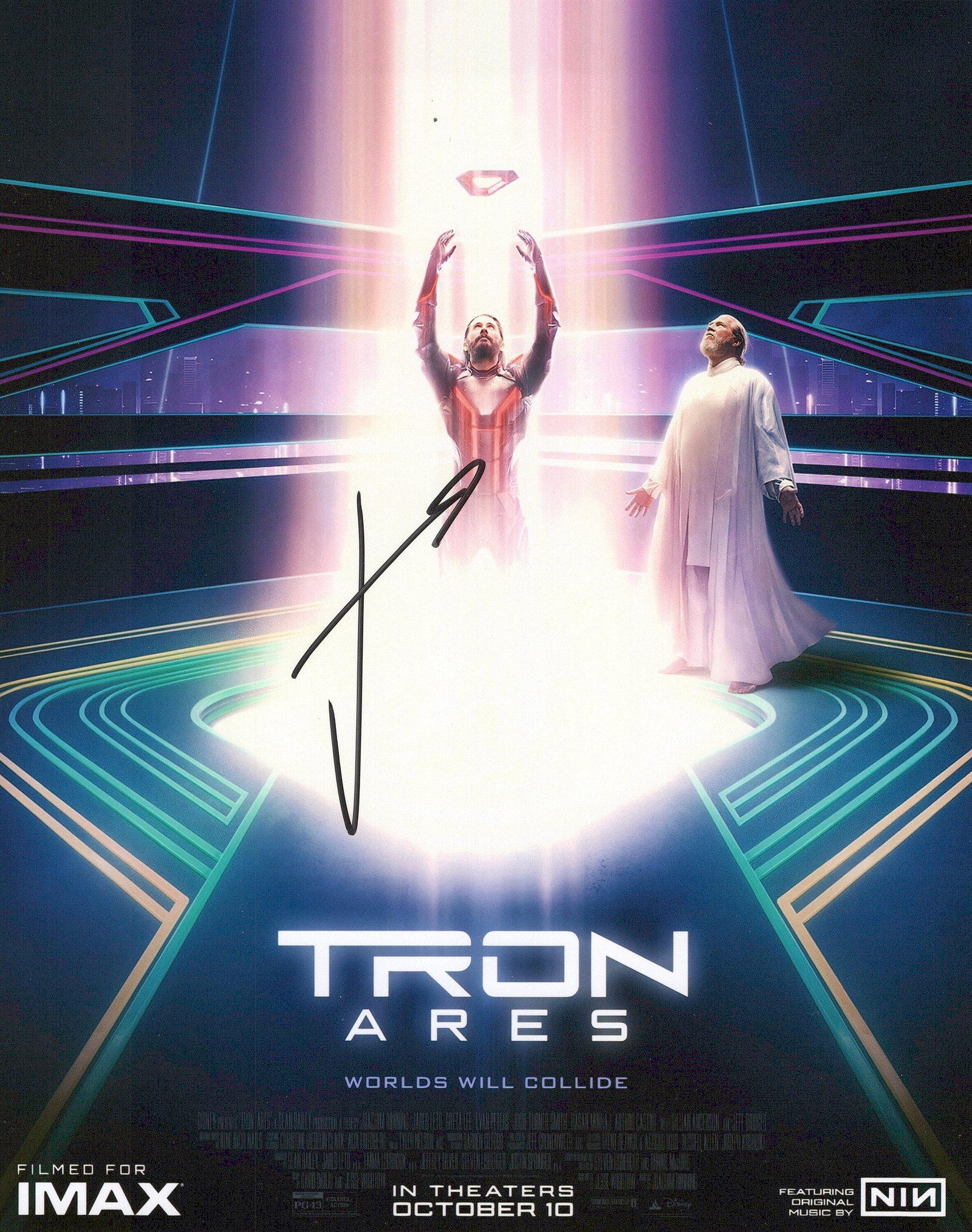 Jared Leto TRON: ARES In Person Signed Photo (1 of 1)