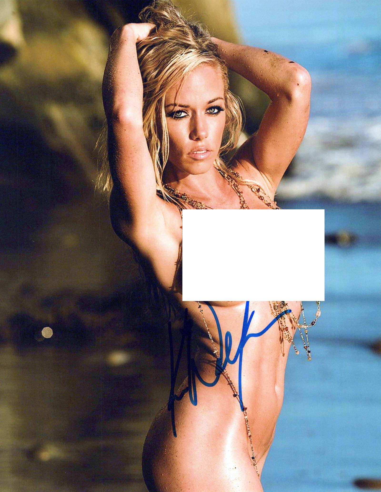 Kendra Wilkinson PLAYBOY In Person Signed Photo: Photo size is 8x10. PRIVATE SIGNING. Kendra Wilkinson in person signed photo. Kendra Wilkinson is an American TV personality, model, entrepreneur, and real estate agent. She first became famous for be