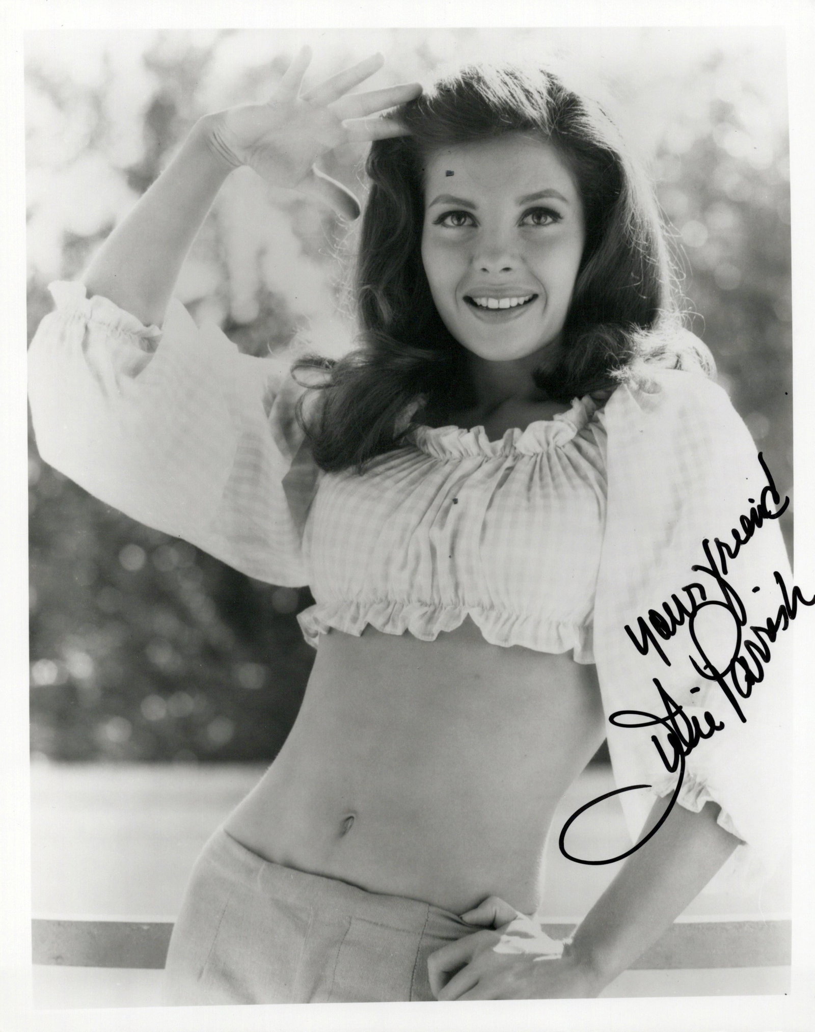 Julie Parrish (1940-2003) MANNIX / BH 90210 In Person Signed Photo (1 of 1)