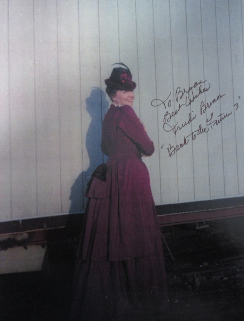 Trudi Brenon (1925-2012) BACK 2 THE FUTURE In Person Signed Photo (1 of 1)