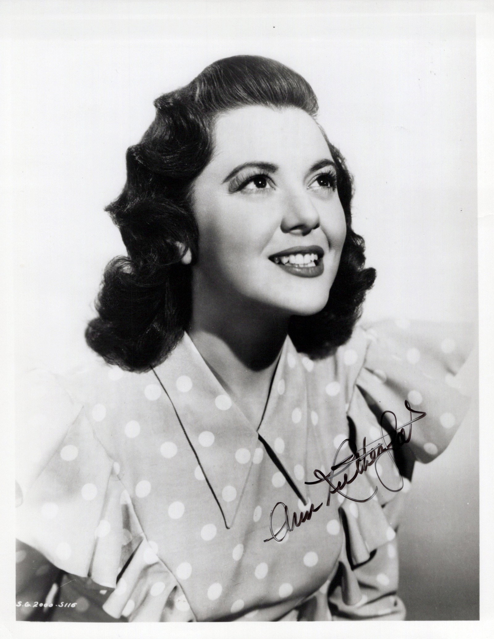 Ann Rutherford (1917-2012) GONE WITH THE WIND Signed Photo (1 of 1)