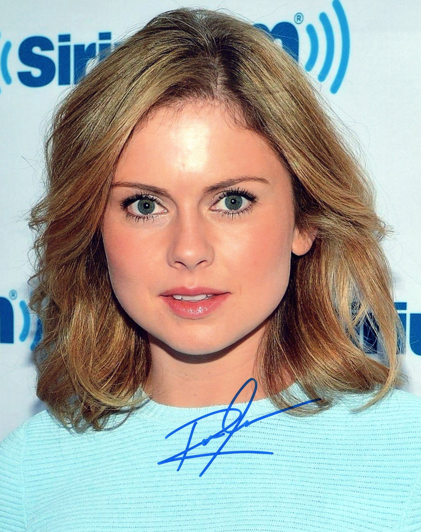 Rose McIver IZOMBIE / GHOSTS In Person Signed Photo: Photo size is 8x10. Rose McIver in person signed photo. Rose McIver has done such TV and movies as IZOMBIE, GGHOSTS, and POWER RANGERS RPM