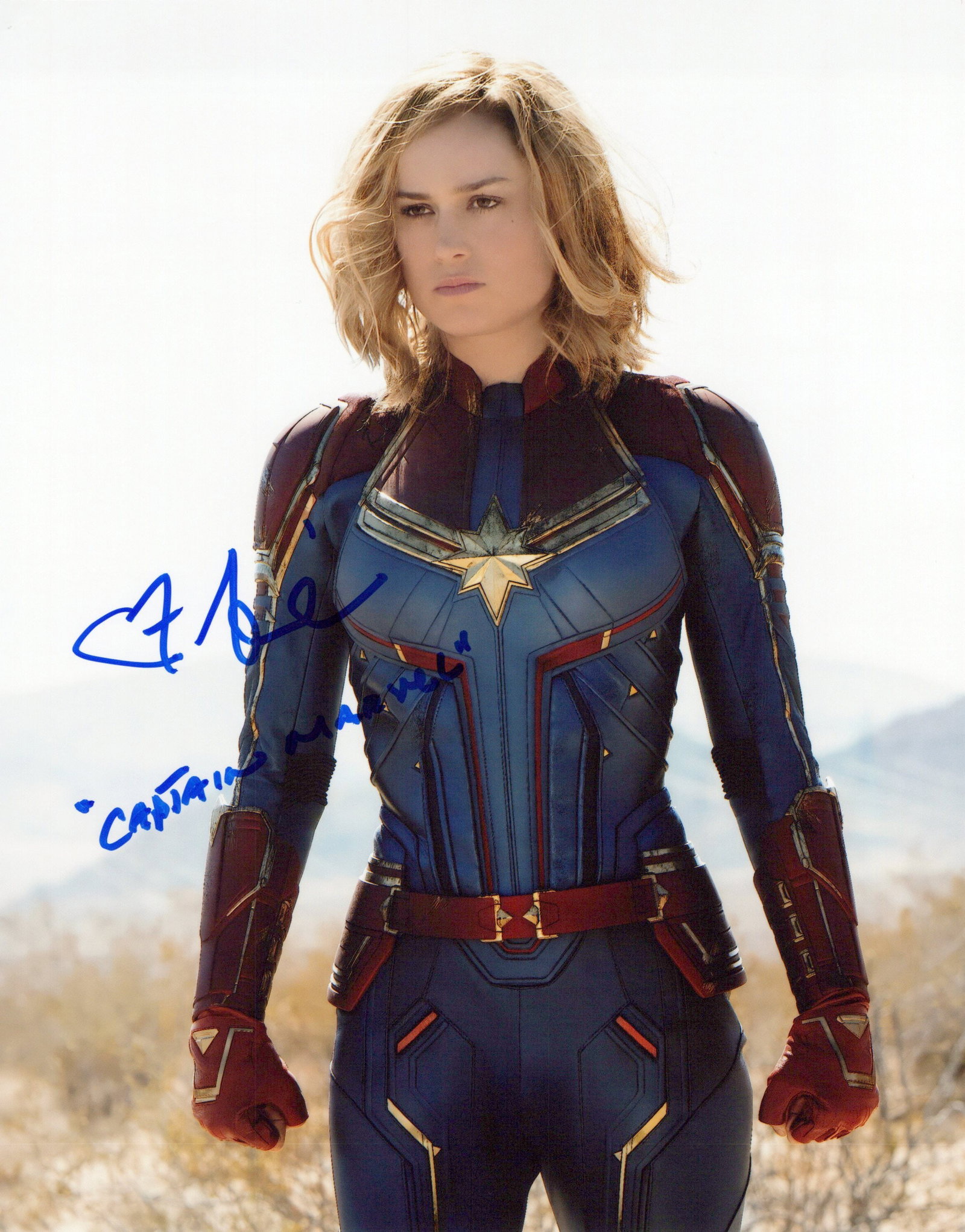 Brie Larson CAPTAIN MARVEL In Person Signed Photo (1 of 1)