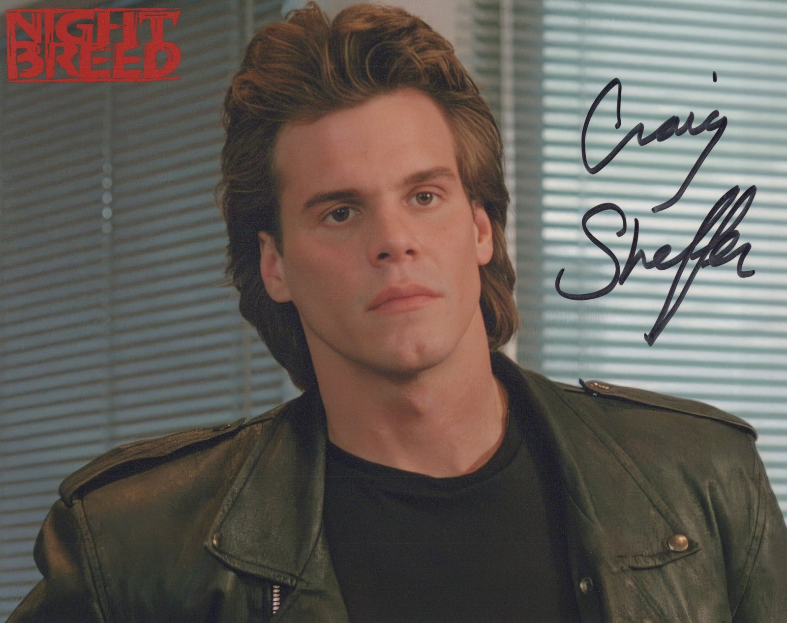 Craig Sheffer NIGHT BREED In Person Signed Photo: Photo size is 8x10. Craig Sheffer in person signed photo from the movie NIGHT BREED. Craig Shefer as the character Aaron Boone.