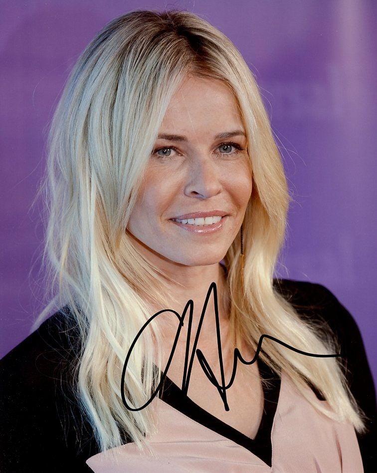 Chelsea handler COMEDIAN In Person Signed Photo: Photo size is 8x10. Chelsea Handler in person signed autographed photo. Chelsea Handler has done such TV and movies as THIS MEANS WAR, CHELSEA LATELY, and IN THE MOTHERHOOD.