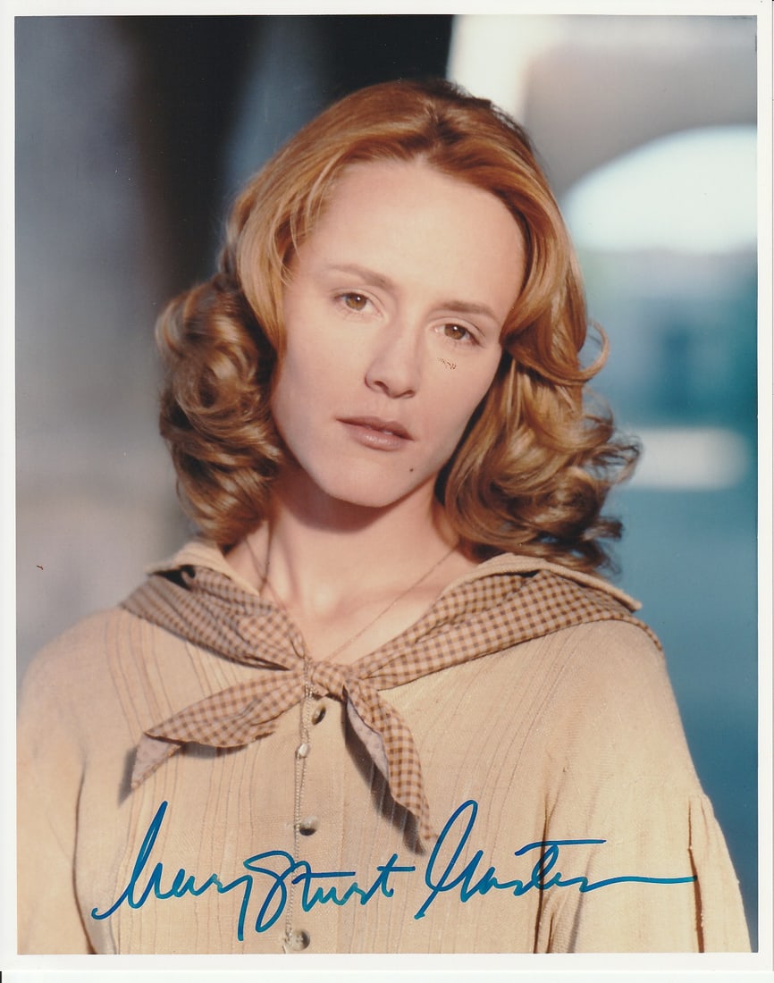 Mary Stuart Masterson BAD GIRLS In Person Signed Photo: Photo size is 8x10. Mary Stuart Masterson in person signed photo from the movie BAD GIRLS. Mary Stuart Masterson as the character Anita Crown