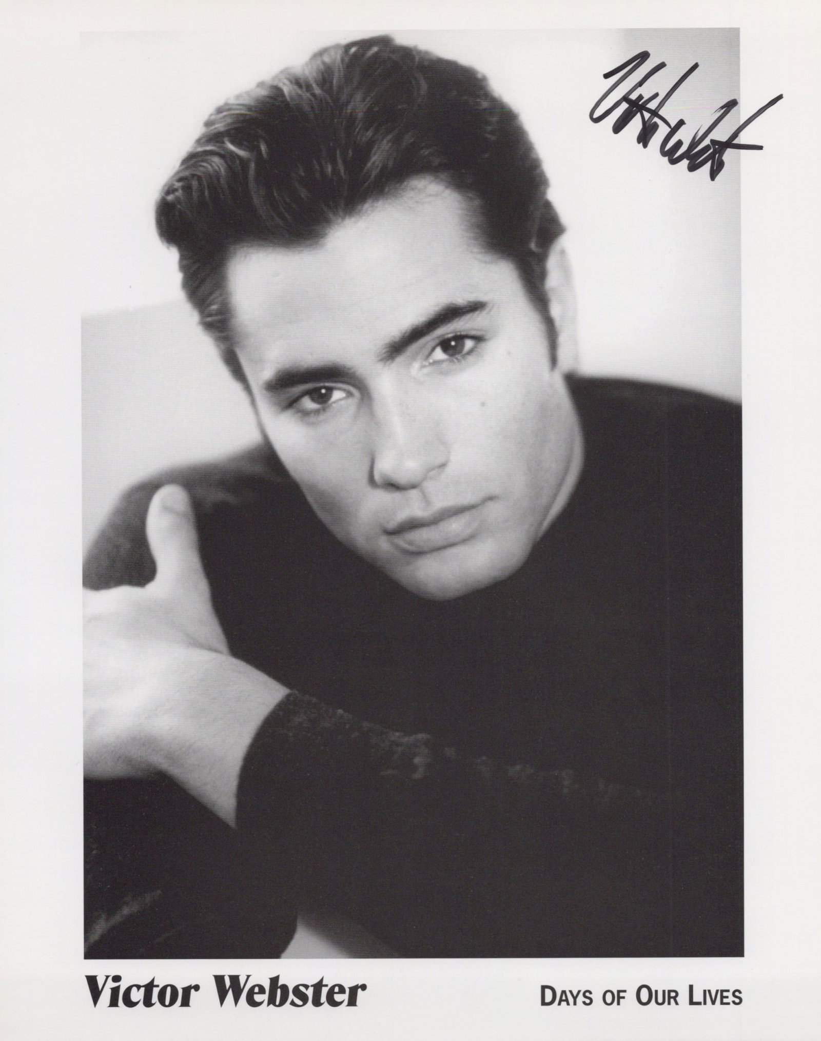 Victor Webster DAYS OF OUR LIVES In Person Signed Photo: Photo size is 8x10. Victor Webster in person signed photo. Victor Webster has done such TV and movies as THE SCORPION KING 3, CONTINUUM, and DAYS OF OUR LIVES