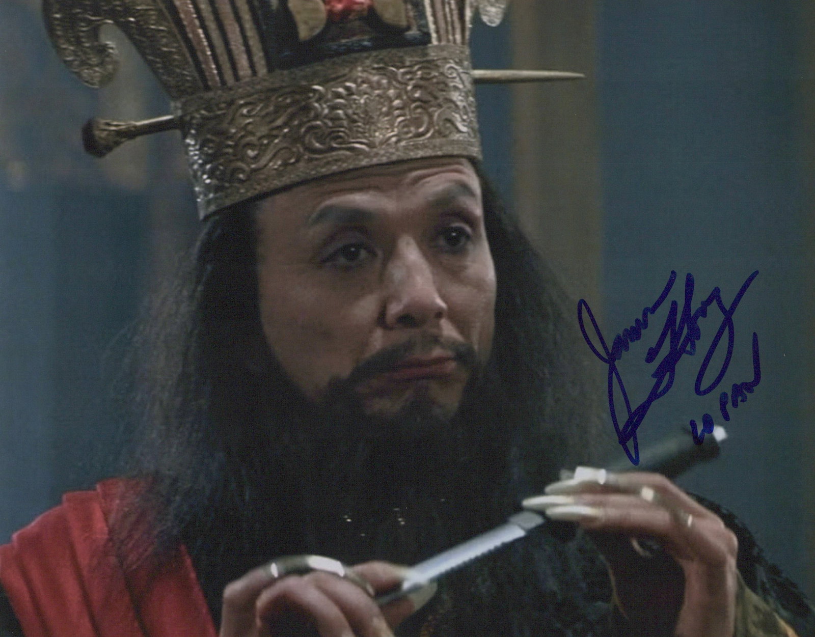 James Hong BIG TROUBLE LITTLE CHINA In Person Signed Photo (1 of 1)