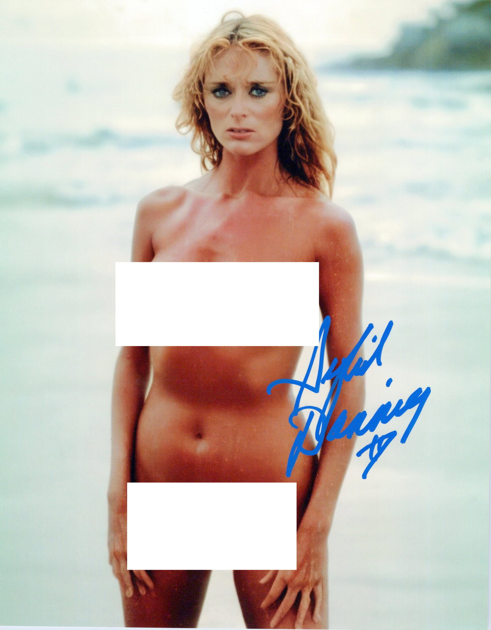 Sybil Danning STUNNING TOPLESS In Person Sign Photo: Photo size is 8x10. Sybil Danning topless in person sign photo. Sybil Danning has done such movies as HERCULES, HALLOWEEN, and THE THREE MUSKETEERS.