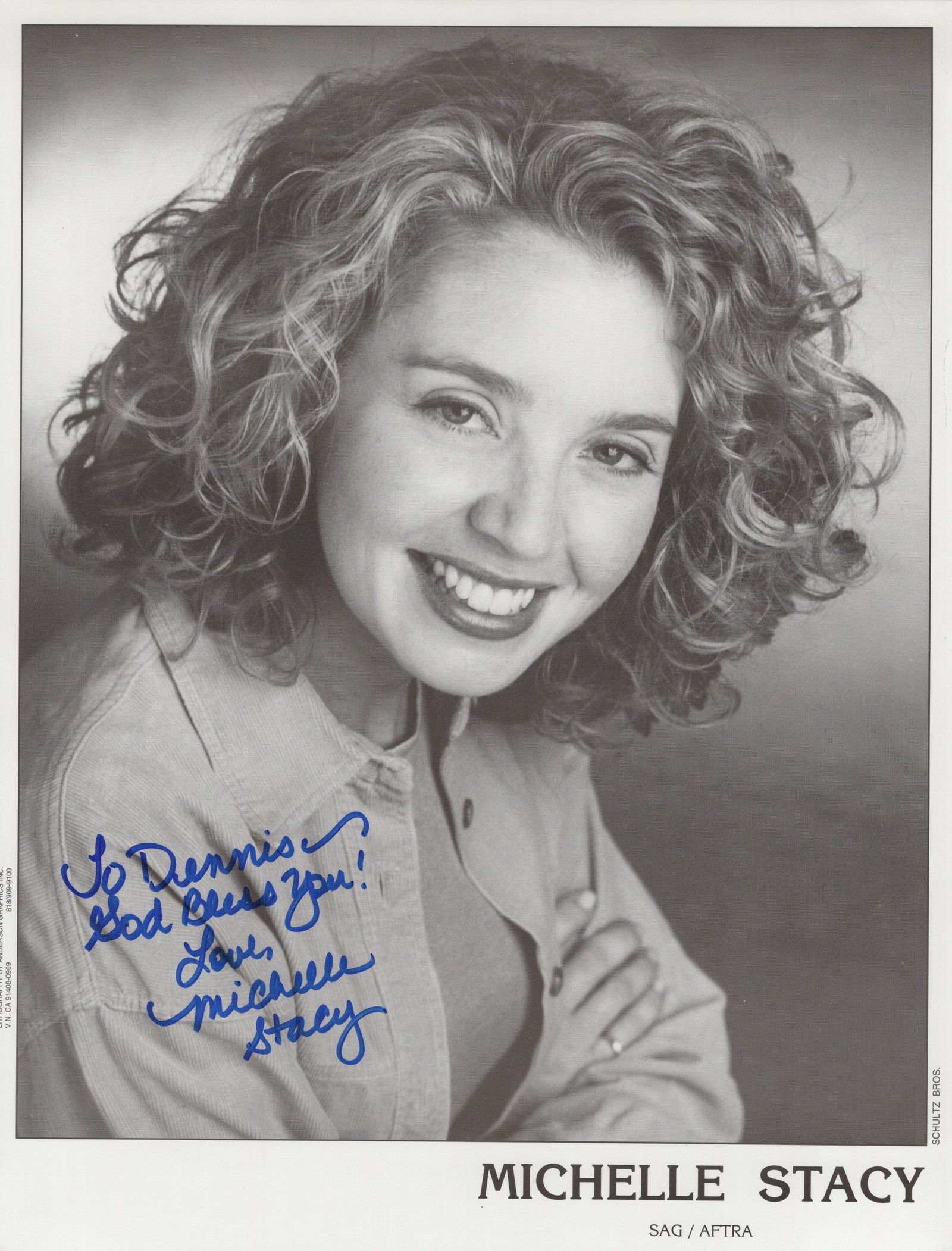 Michelle Stacy VOICE ACTOR In Person Signed Photo (1 of 1)
