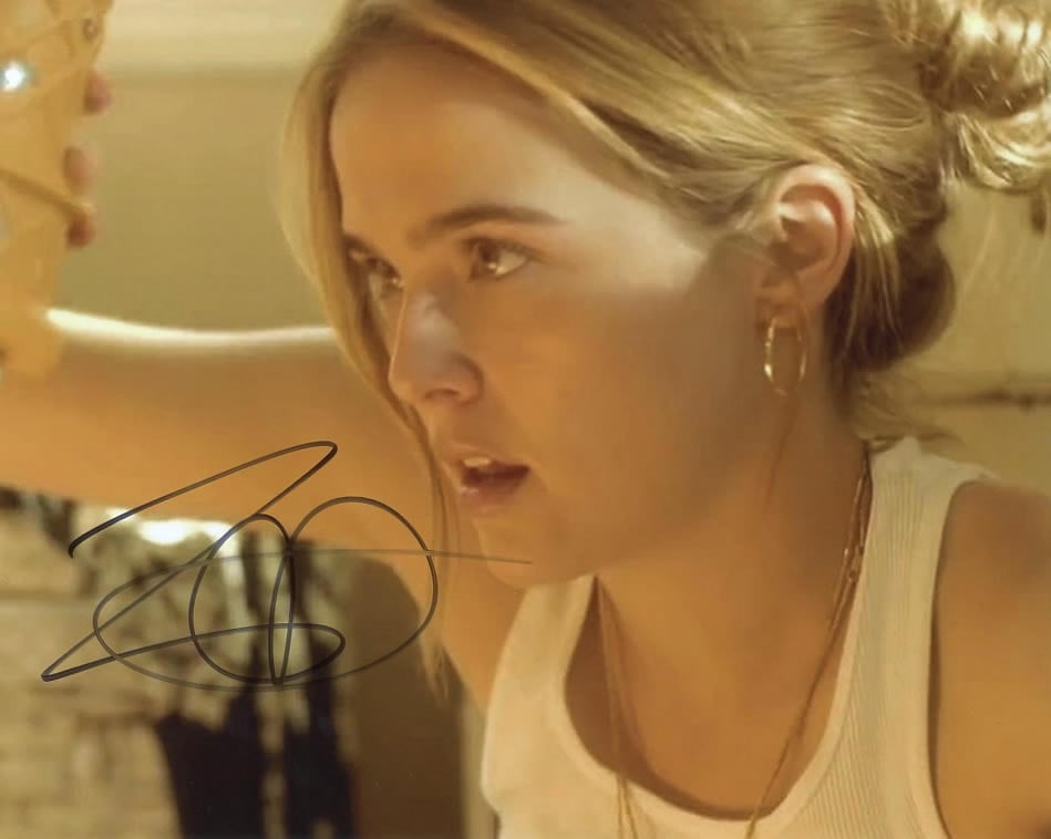 Zoey Deutch FLOWER In Person Signed Photo (1 of 1)