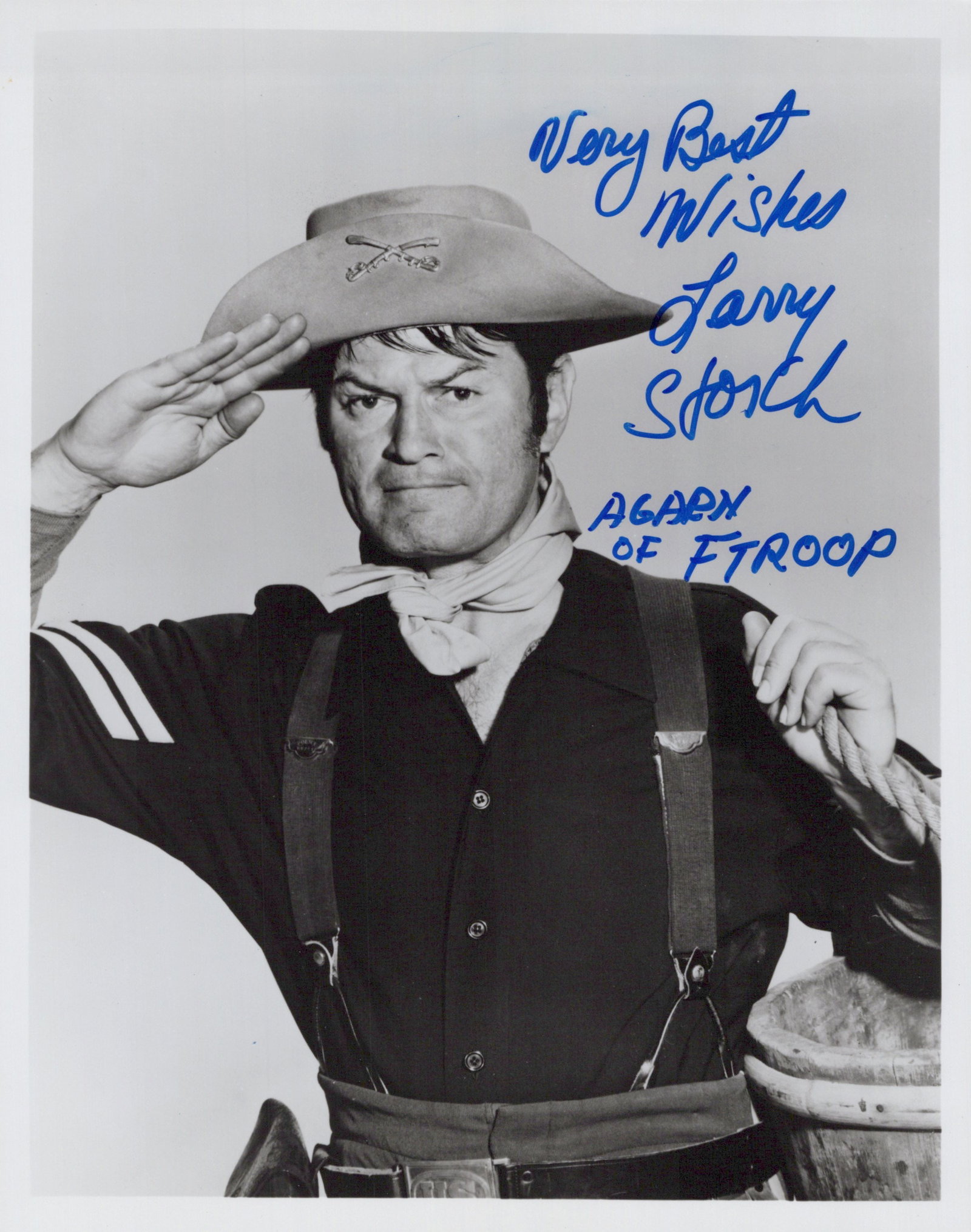 Larry Storch (1923-2022) F-Troop In Person Signed Photo (1 of 1)