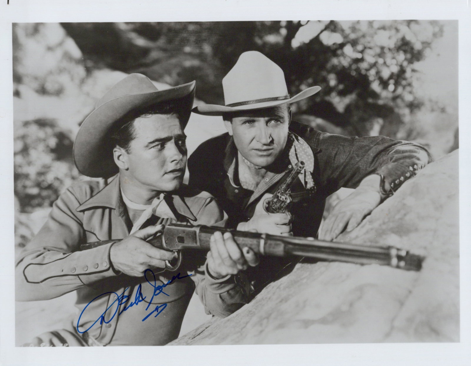 Dickie Jones (1927-2014) SONS OF NEW MEXICO Signed Photo: Photo size is 8x10. Dickie Jones (1927-2014) signed photo from the movie SONS OF NEW MEXICO. Dickie Jones As the character Randy Pryor