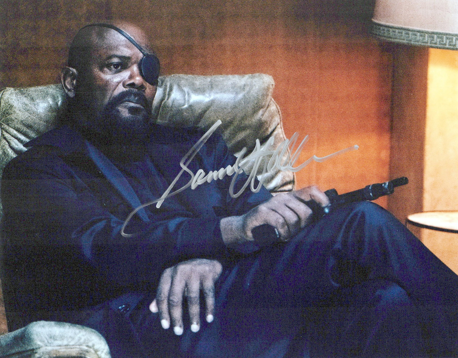 Samuel L Jackson SPIDER-MAN FAR FROM HOME In Person Signed Photo (1 of 1)