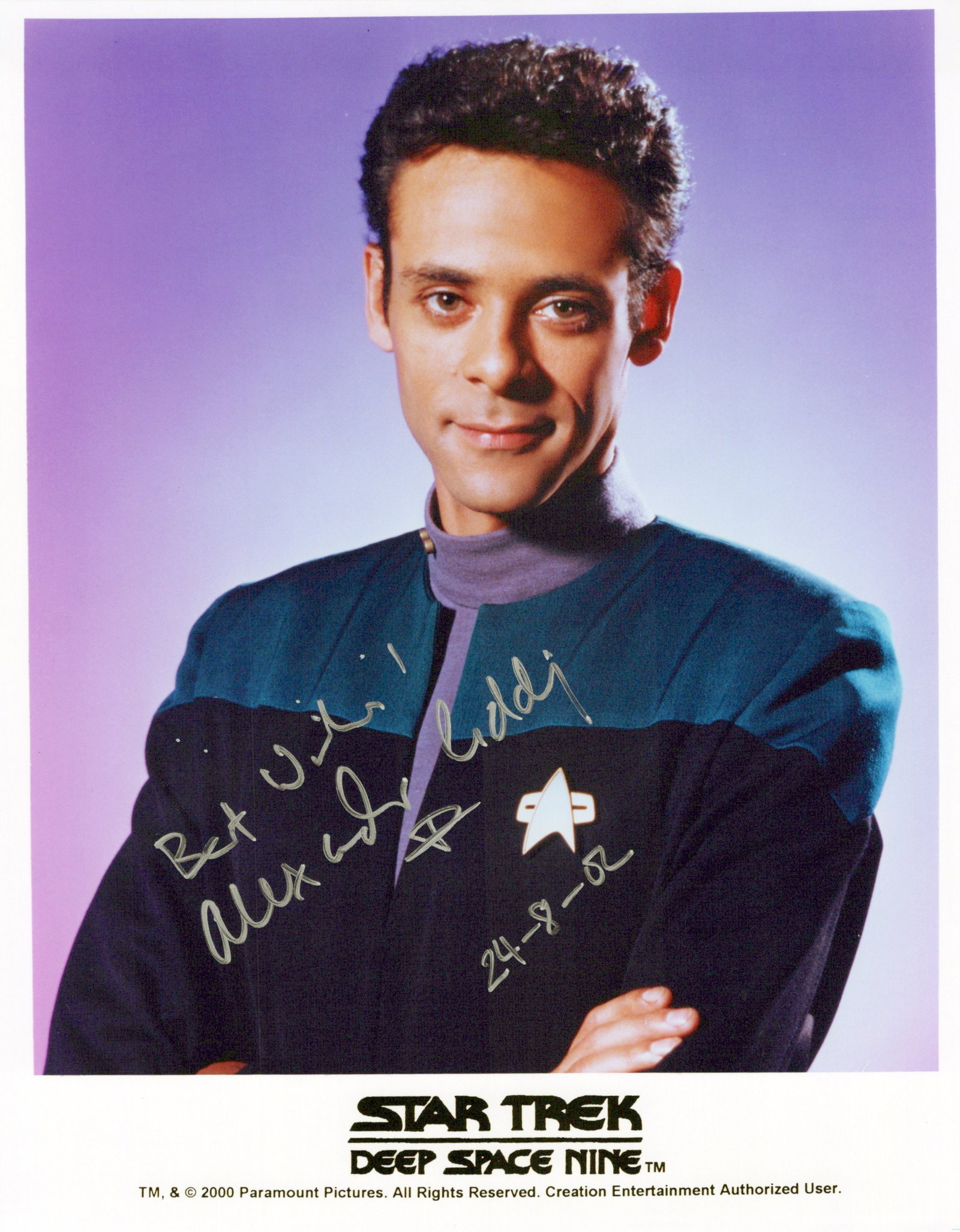 Alexander Siddig DEEP SPACE NINE In Person Signed Photo (1 of 1)