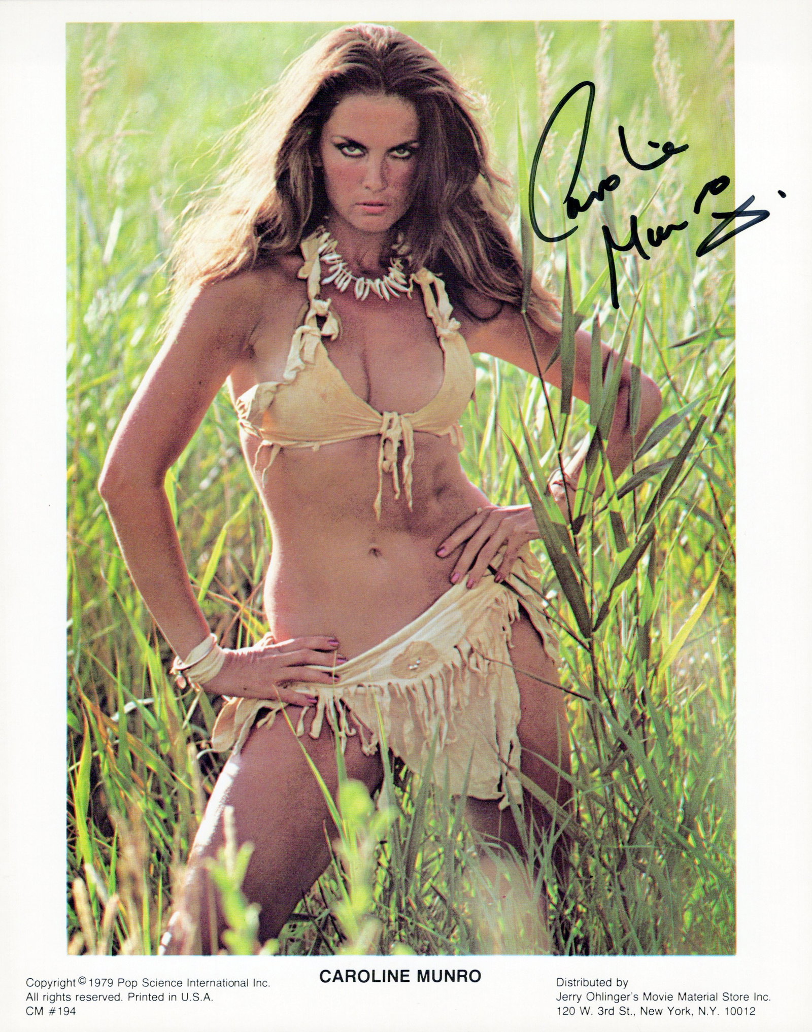 Caroline Munro JAMES BOND / DRACULA In Person Signed Photo (1 of 1)