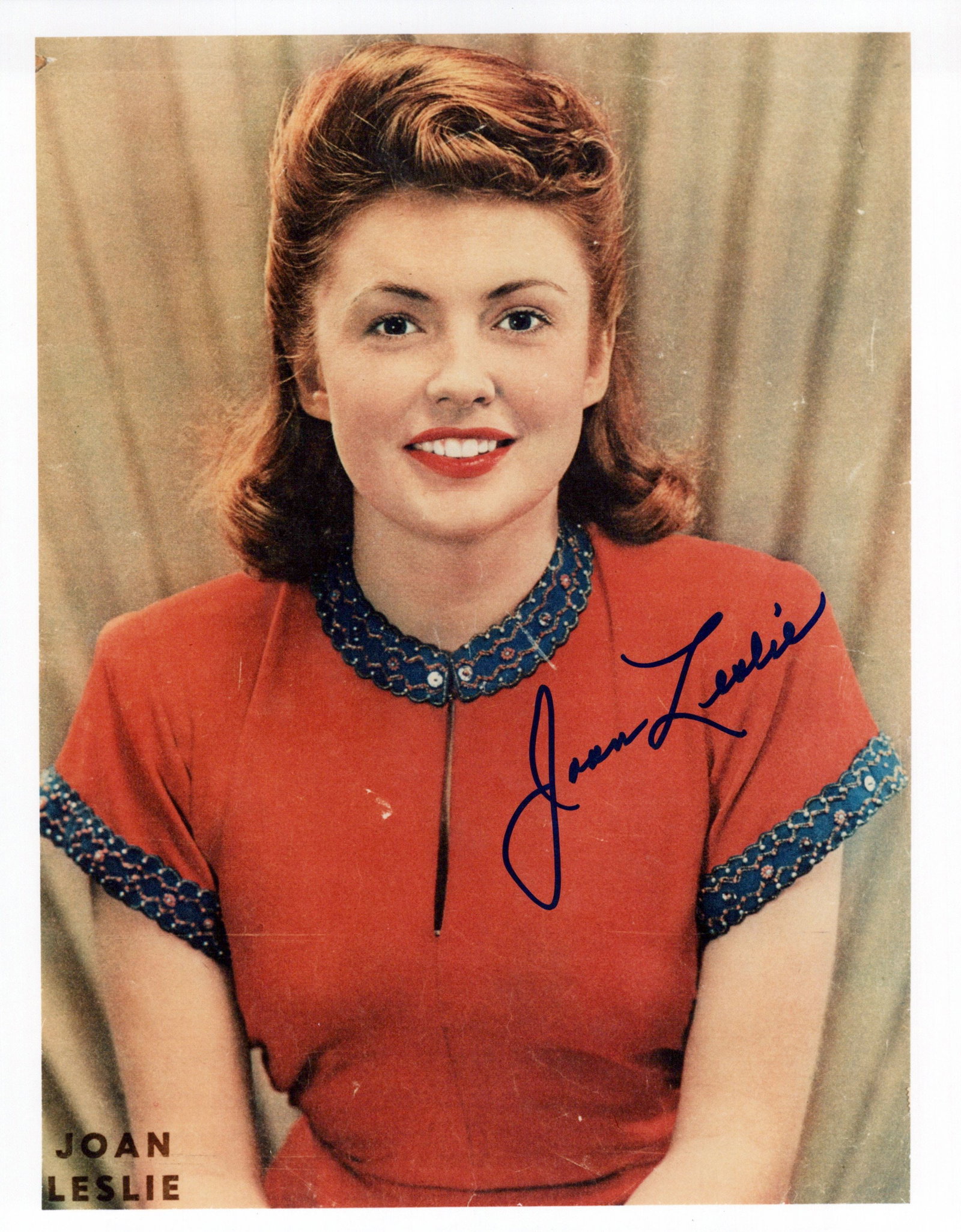 Joan Leslie (1925-2015) BEAUTIFUL Signed Photo (1 of 1)