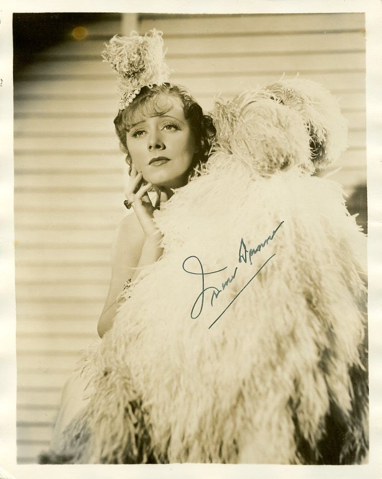 Irene Dunne (1898-1990) STUNNING Signed Photo: Photo size is 8x10. (heavy stock photo) Irene Dunne (1898-1990) signed photo. Irene Dunne was an American actress, singer, and philanthropist who appeared in films during the Golden Age of Hollywood. 